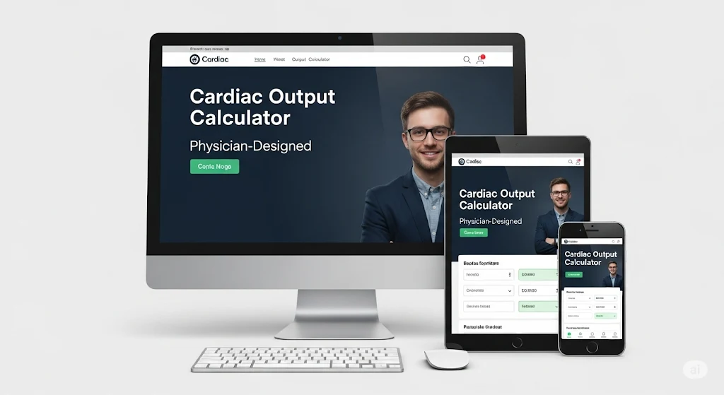 Cardiac Output Calculator WebApp