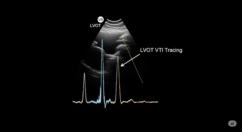 Measure LVOT Velocity Time Integral